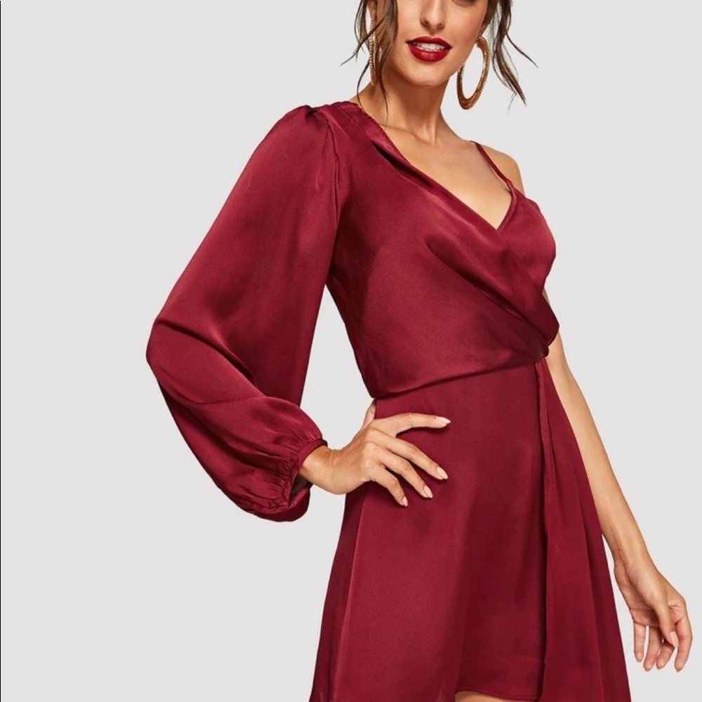 Asymmetrical One Shoulder Dress